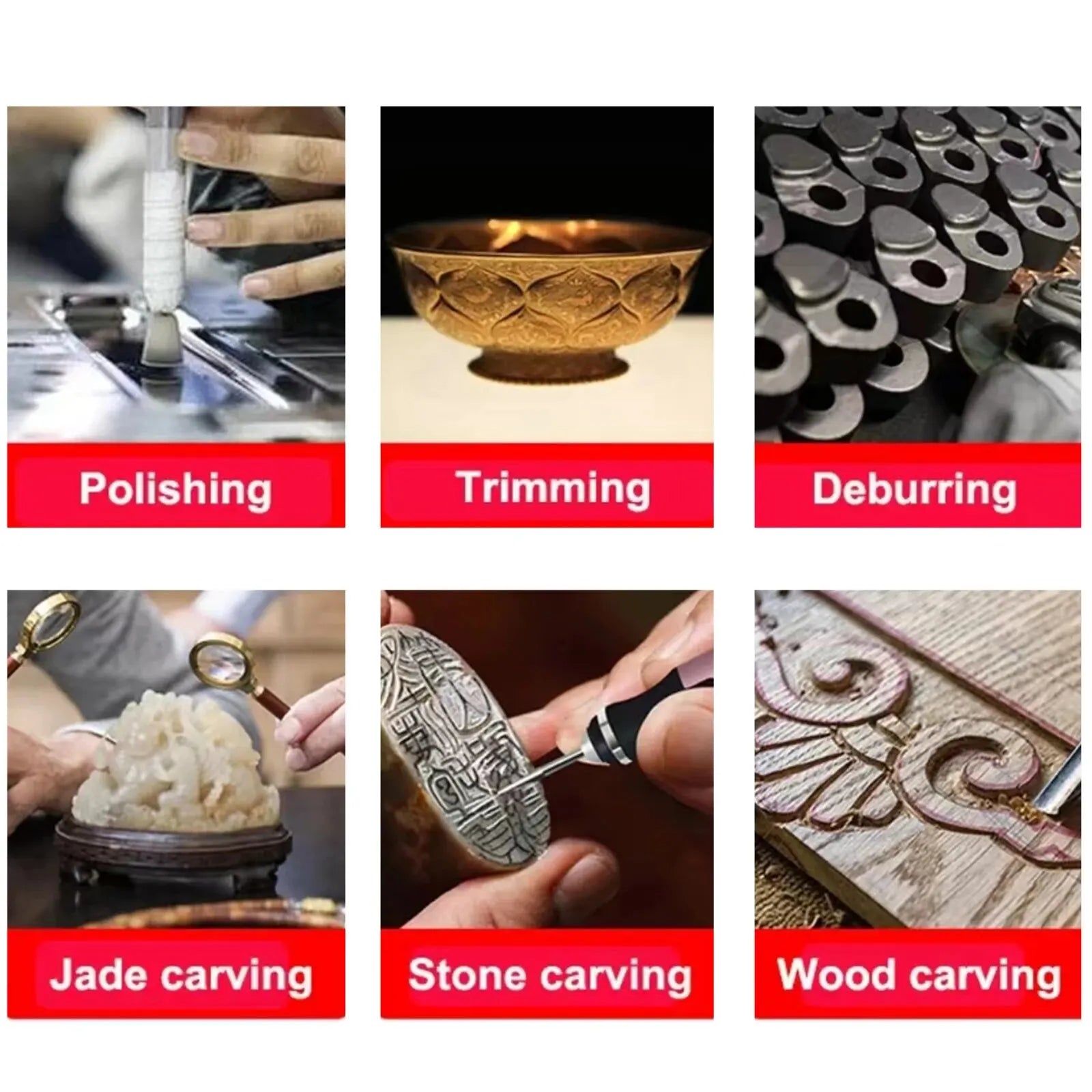 Jangklife  Rotary Tool Kit for Woodworking and Engraving - DIY Projects