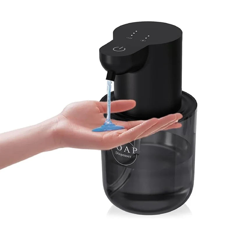400ml Rechargeable Automatic Sensor Soap Dispenser - Wall-Mounted Electric Foam Hand Sanitizer for Bathrooms