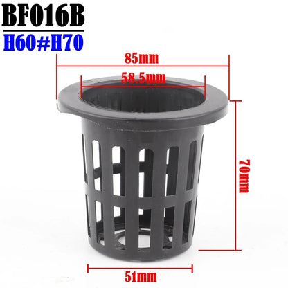 50-Piece Hydroponic Basket Set for Soilless Vegetable Cultivation - Multi-Size Aeroponic Plastic Planting Mesh Pots