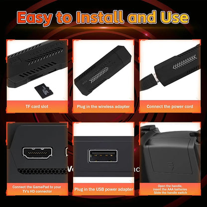 X2 Ultra Game Stick 256GB - Over 60,000 Retro Games, Wireless Handheld Console with HD Output for PS1 and Nintendo