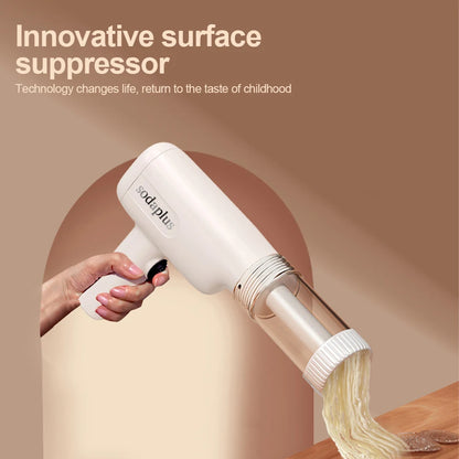 Handheld Pasta and Noodle Maker Machine 6In 1 Cordless Portable Spaghetti Noodles Maker with Dough Cutter