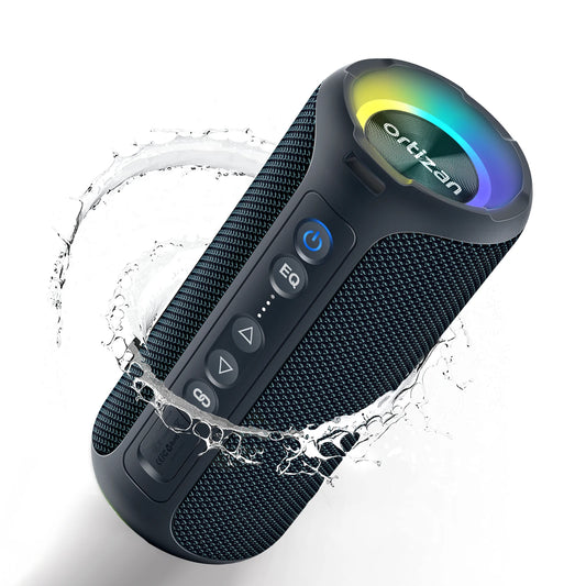 Ortizan 40W Enhanced Bass Portable Bluetooth Speaker with 30 Hours Playtime and IP7 Waterproof Rating, Bluetooth 5.3 Technology
