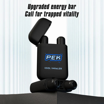 Double-Hole Nasal Cooling Stick for Motion Sickness Relief and Enhanced Alertness