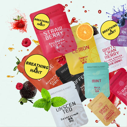 Aromatherapy Cotton Core Quit Smoking Necklace with Fruit Flavors for Stress Relief and Anxiety Management