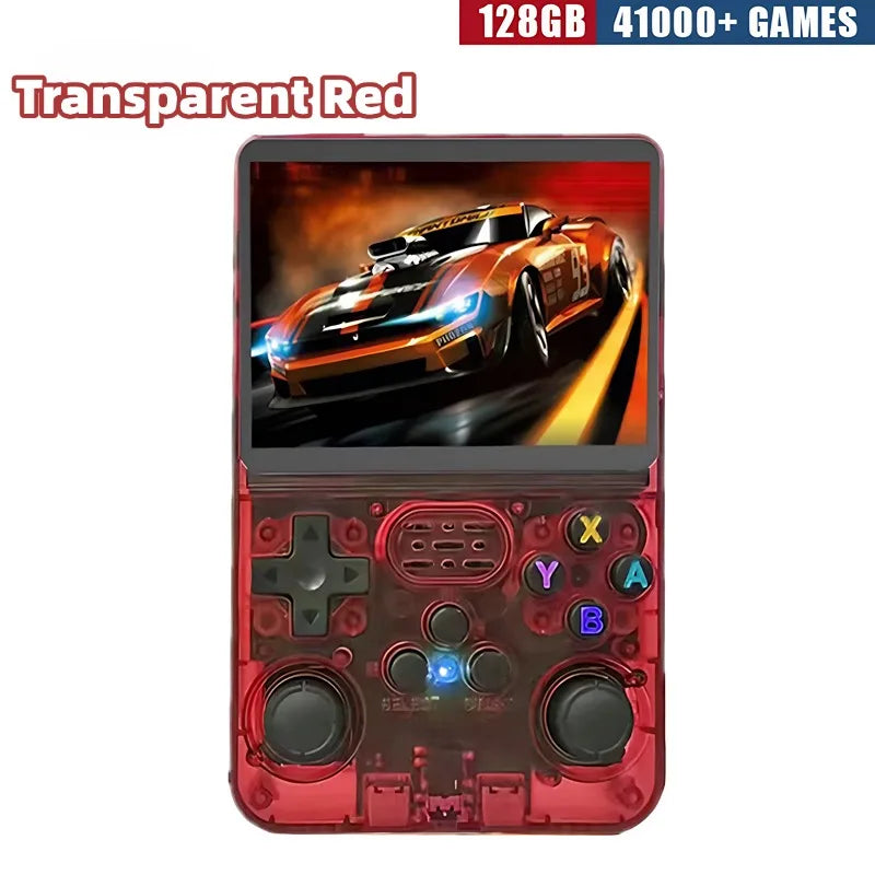 R36S Retro Handheld Gaming Console - 3.5-Inch IPS Display, Available in 64GB/128GB/256GB, Portable Device with Preloaded Games