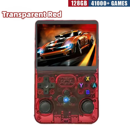 R36S Retro Handheld Gaming Console - 3.5-Inch IPS Display, Available in 64GB/128GB/256GB, Portable Device with Preloaded Games