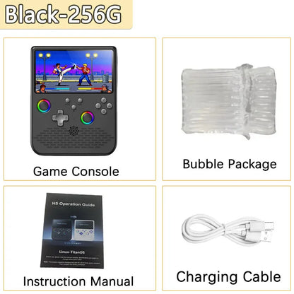 Open-Source H5 Handheld Game Console with Dual Joysticks and 5-Inch IPS High-Definition Display - Mini Nostalgic Arcade Experience