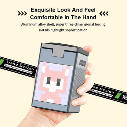 6-in-1 Magnetic Wireless Charging Stand with Bluetooth Speaker and Alarm Clock for MagSafe 