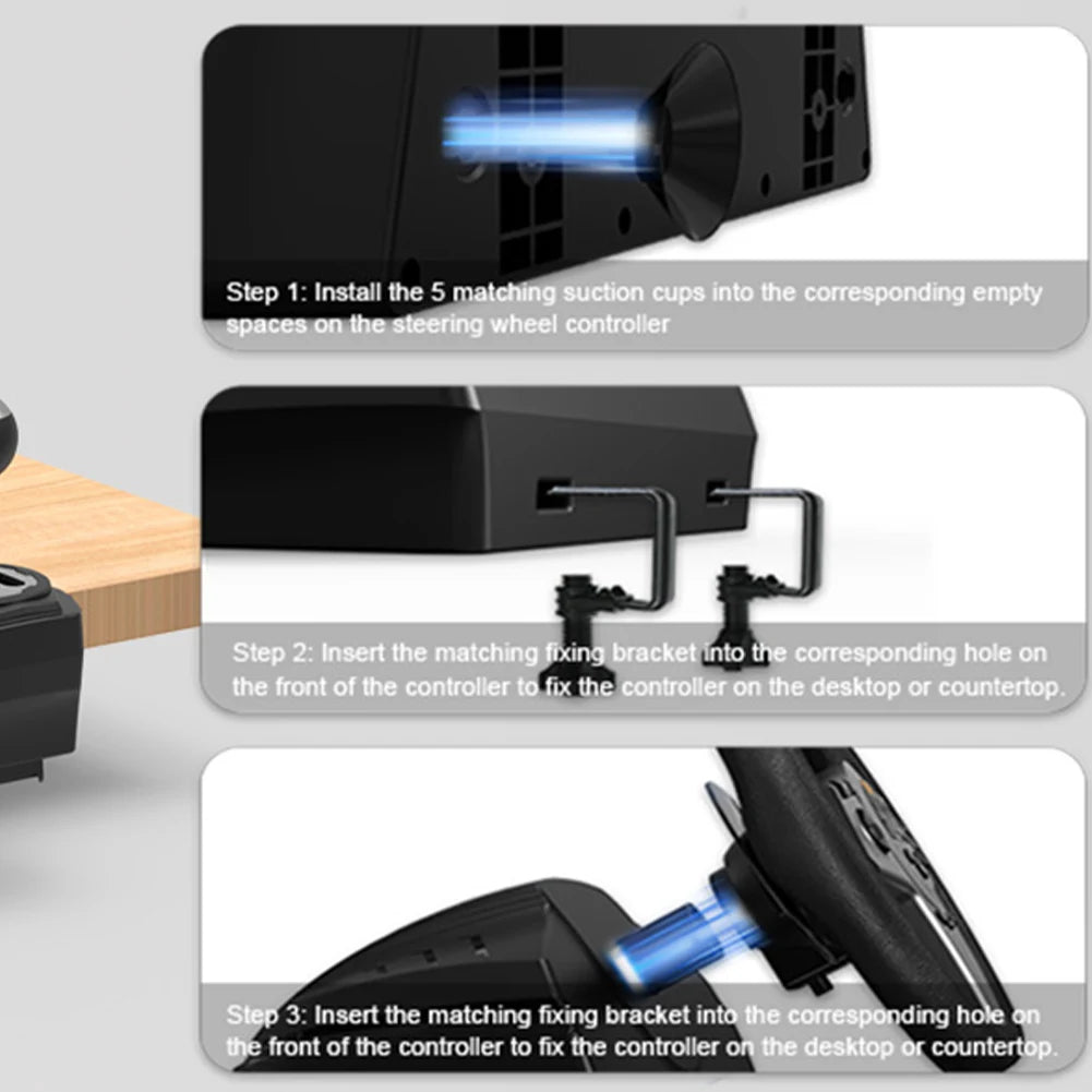 Professional Gaming Racing Wheel with Shifter and Pedals - 270° Steering Wheel Compatible with PS3, PS4,PS5, Switch, Xbox One, and Xbox Series X/S