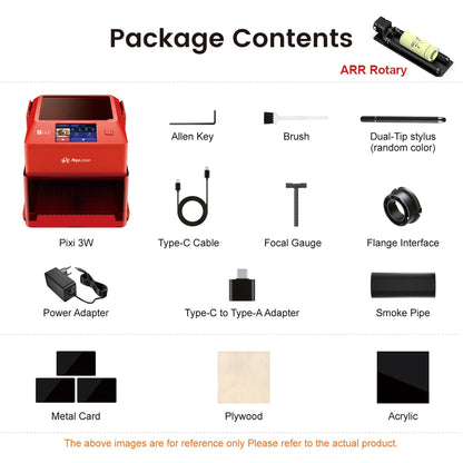 PIXI Entry-Level Mini DIY Laser Engraver - Enclosed Portable 3W, 5W, and 10W Diode Smart Laser Marker for DIY Cutting and Engraving