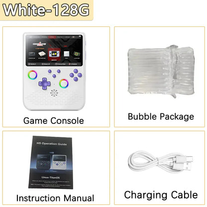 Open-Source H5 Handheld Game Console with Dual Joysticks and 5-Inch IPS High-Definition Display - Mini Nostalgic Arcade Experience