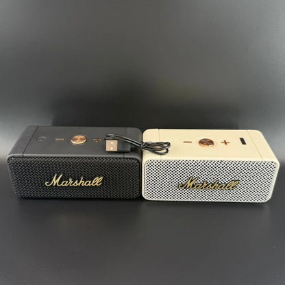 Marshall EMBERTON Portable Bluetooth Speaker - Wireless Retro Music Player with Stereo Subwoofer for Home and Sports