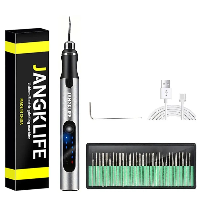 Jangklife  Rotary Tool Kit for Woodworking and Engraving - DIY Projects