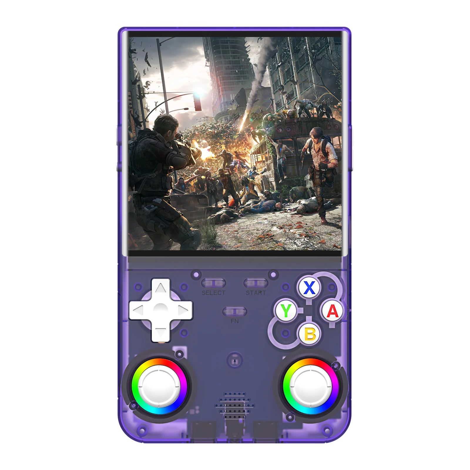 R36 Ultra Portable Retro Game Console with 4'' IPS Screen - Handheld Emulator with 64G/128G Storage and Over 20,000 Games