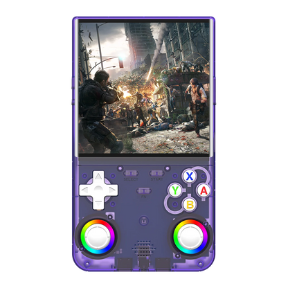 R36 Ultra Portable Retro Game Console with 4'' IPS Screen - Handheld Emulator with 64G/128G Storage and Over 20,000 Games