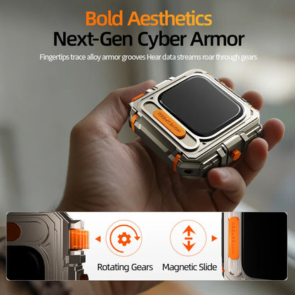 MOVESPEED GD10 2TB/1TB External SSD with Touchscreen Encryption, 1050Mb/s USB 3.2 Gen 2 Type-C Hard Drive for iPhone 15/16, PS4, PS5, and PC