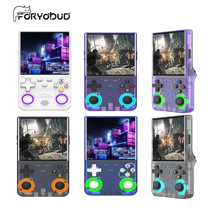 R36 Ultra Portable Retro Game Console with 4'' IPS Screen - Handheld Emulator with 64G/128G Storage and Over 20,000 Games