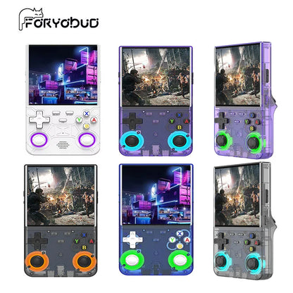 R36 Ultra Portable Retro Game Console with 4'' IPS Screen - Handheld Emulator with 64G/128G Storage and Over 20,000 Games