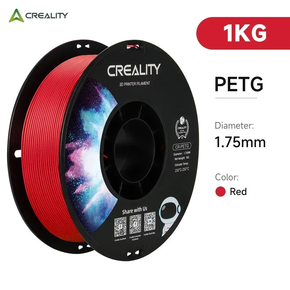 CREALITY 3D Printer Filament CR-PETG 1Kg 1.75Mm - Compatible with All FDM Printers