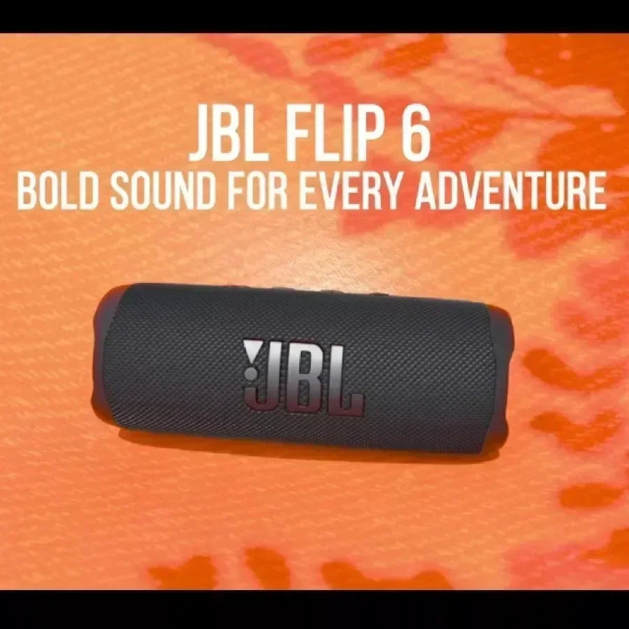 JBL Flip 6 Portable Bluetooth Speaker - IPX7 Waterproof Outdoor Stereo with Independent Tweeter and Enhanced Bass