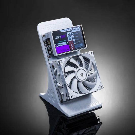 Bitaxe Nerdqaxe++ 4.8Th/S Bitcoin Miner BM1370 ASIC Chip Solo BTC 68W 2.4G Wi-Fi Open-Source Mining Machine