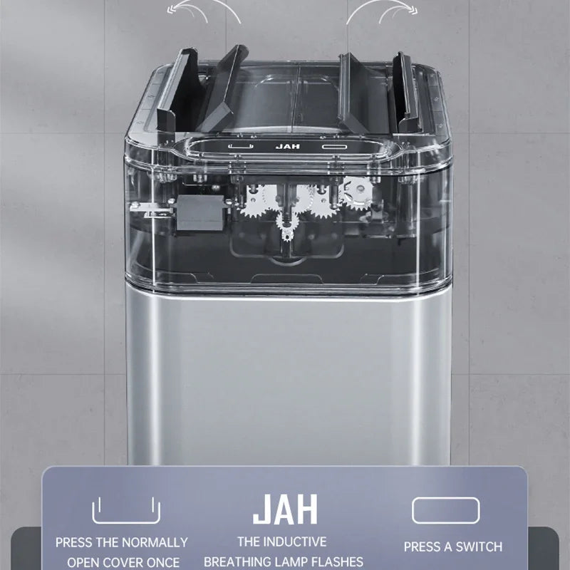 Smart Trash Stainless Steel  - Large Capacity Wastebasket for Home and Kitchen (20-60 Liters)