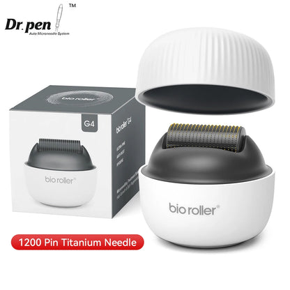 Bio Roller G4 Microneedle Derma Roller with 1200 Titanium Pins