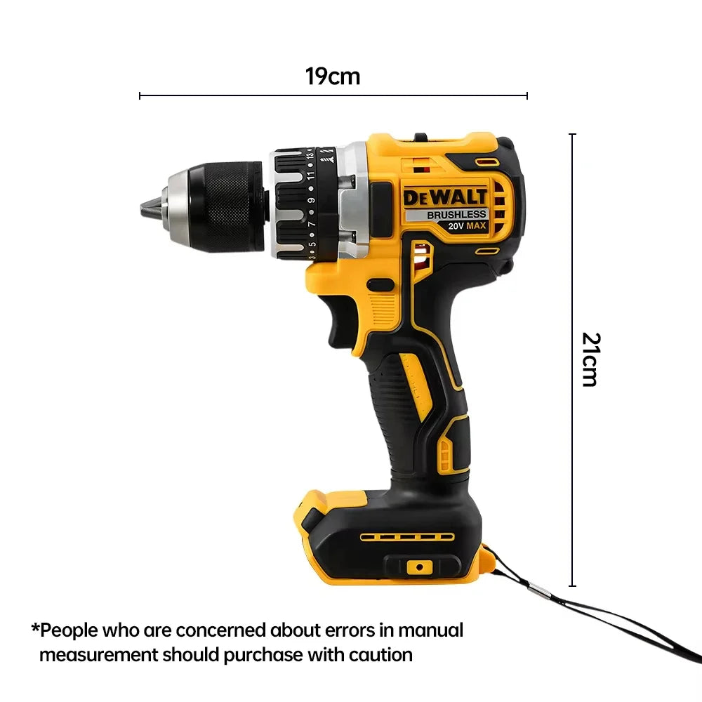 DeWalt DCD796 2025 Cordless Brushless Electric Drill - 2000 RPM Adjustable Speed Impact Driver with Rechargeable Power Tools
