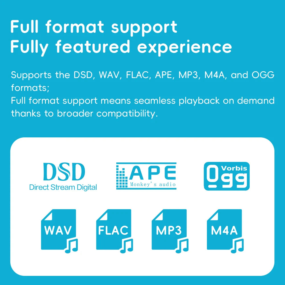 Snowsky  Echo Mini Hi-Fi Bluetooth MP3 Music Player with 15 Hours Playback and 3.5mm/4.4mm Headphone Outputs