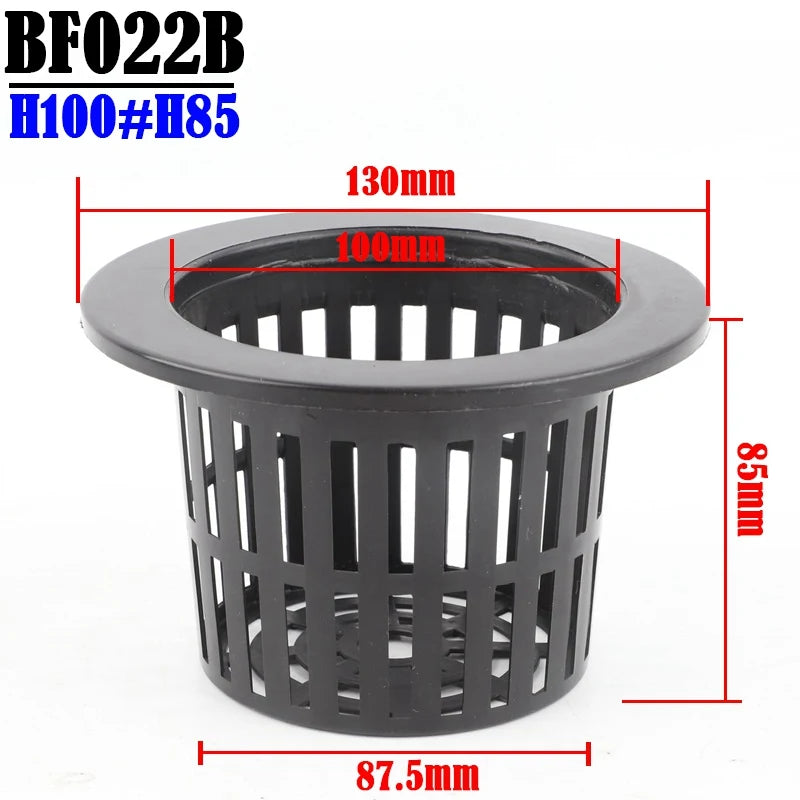 50-Piece Hydroponic Basket Set for Soilless Vegetable Cultivation - Multi-Size Aeroponic Plastic Planting Mesh Pots