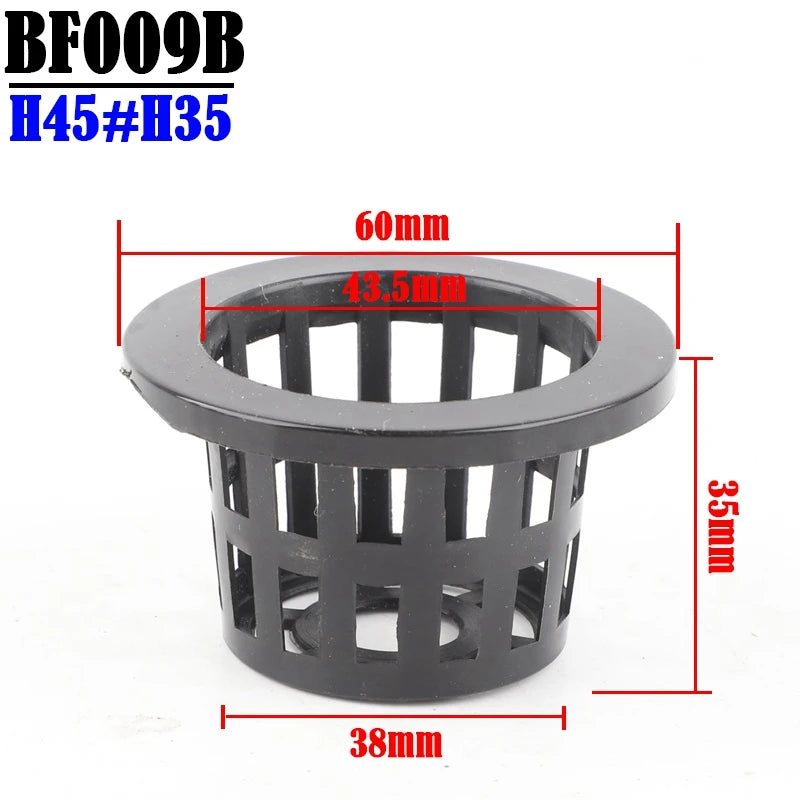 50-Piece Hydroponic Basket Set for Soilless Vegetable Cultivation - Multi-Size Aeroponic Plastic Planting Mesh Pots