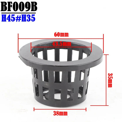 50-Piece Hydroponic Basket Set for Soilless Vegetable Cultivation - Multi-Size Aeroponic Plastic Planting Mesh Pots