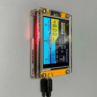 Nerdminer V3 2.8-Inch Bitcoin Solo Mining Machine for Cryptocurrency Mining