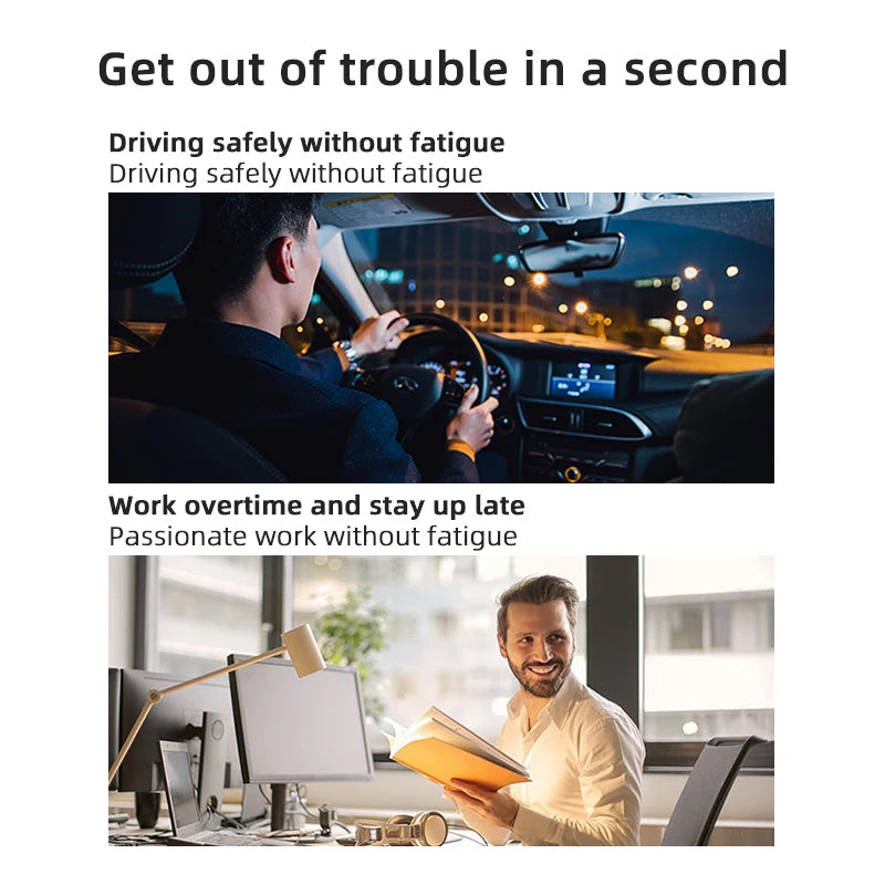 Double-Hole Nasal Cooling Stick for Motion Sickness Relief and Enhanced Alertness