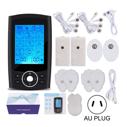 Electric Muscle Stimulation (EMS) Therapy Device with 36 Modes, 20 Intensity Levels, Adjustable Lightweight Design, and LCD Display for Pain Relief