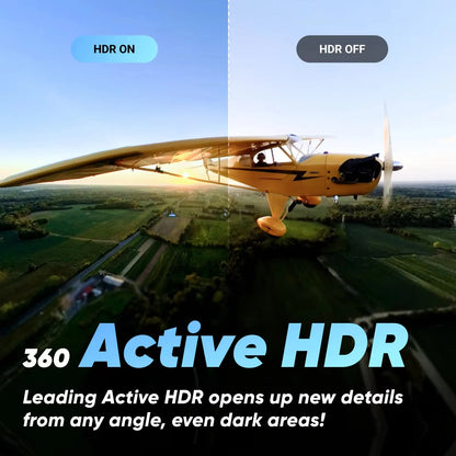 Insta 360 X3 - Waterproof 360 Action Camera with 1/2" 48MP Sensors, 5.7K 360 Active HDR Video, 72MP Photo, and 4K Single-Lens Capability