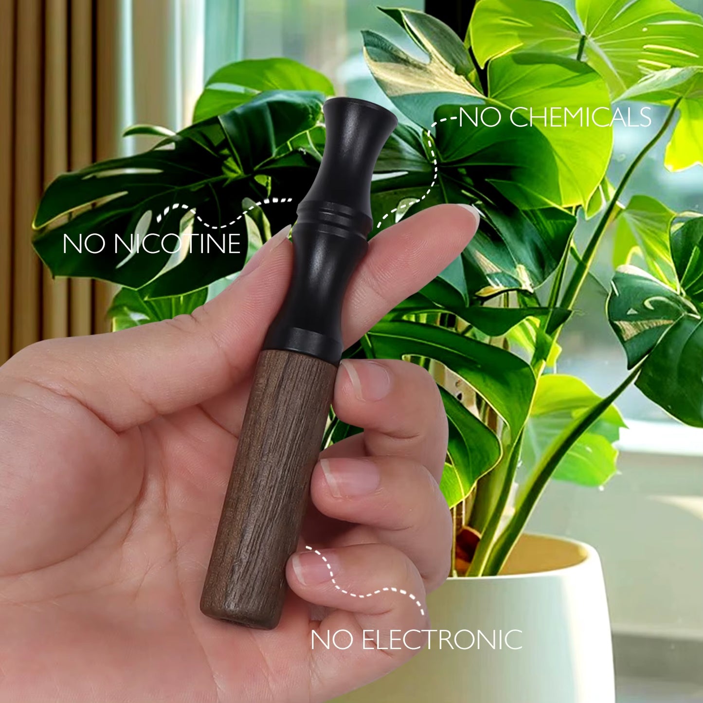 Smoke/Nicotine free Cessation device - with Plant-Based Ingredients
