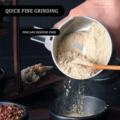 Transform Your Coffee Ritual with the New High-Power 400W Multi-Functional Electric Coffee Bean Grinder – Portable, Food-Grade Stainless Steel Kitchen Essential!