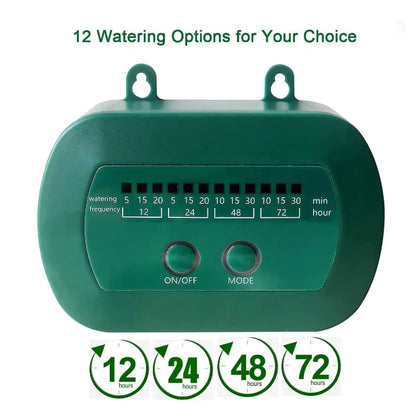 Solar-Powered Intelligent Irrigation System 6V 2W with Integrated 1800mAh Battery for Potted Plants - DIY Timed Watering Solution