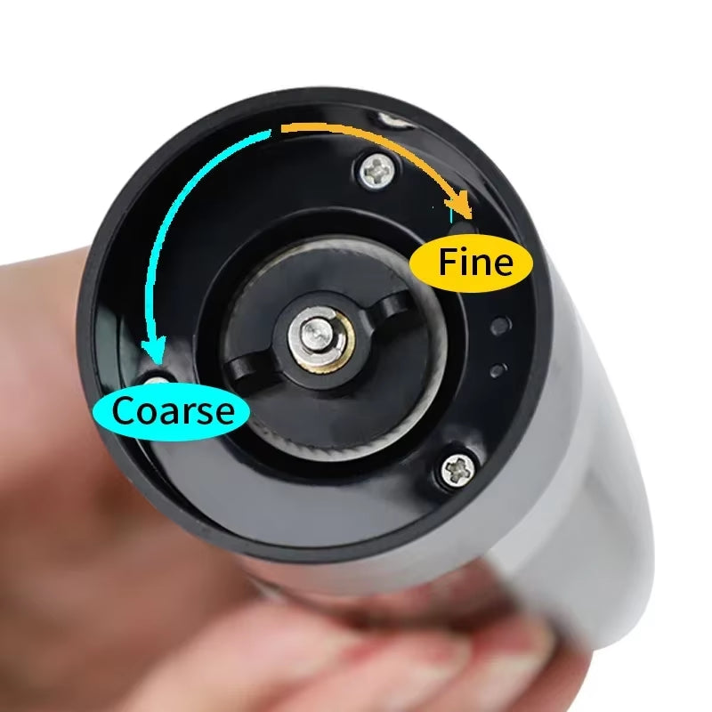 Electric Salt and Pepper Grinder with Adjustable Coarseness and Large Capacity USB Rechargeable