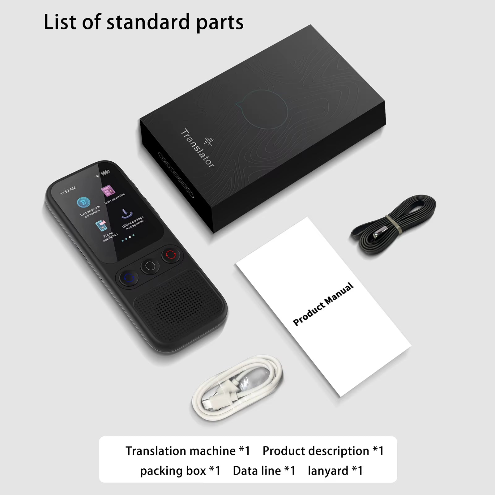 S80 AI Language Translator Device - Voice Translation in 138 Languages, 17 Offline Capabilities, and Simultaneous Interpretation