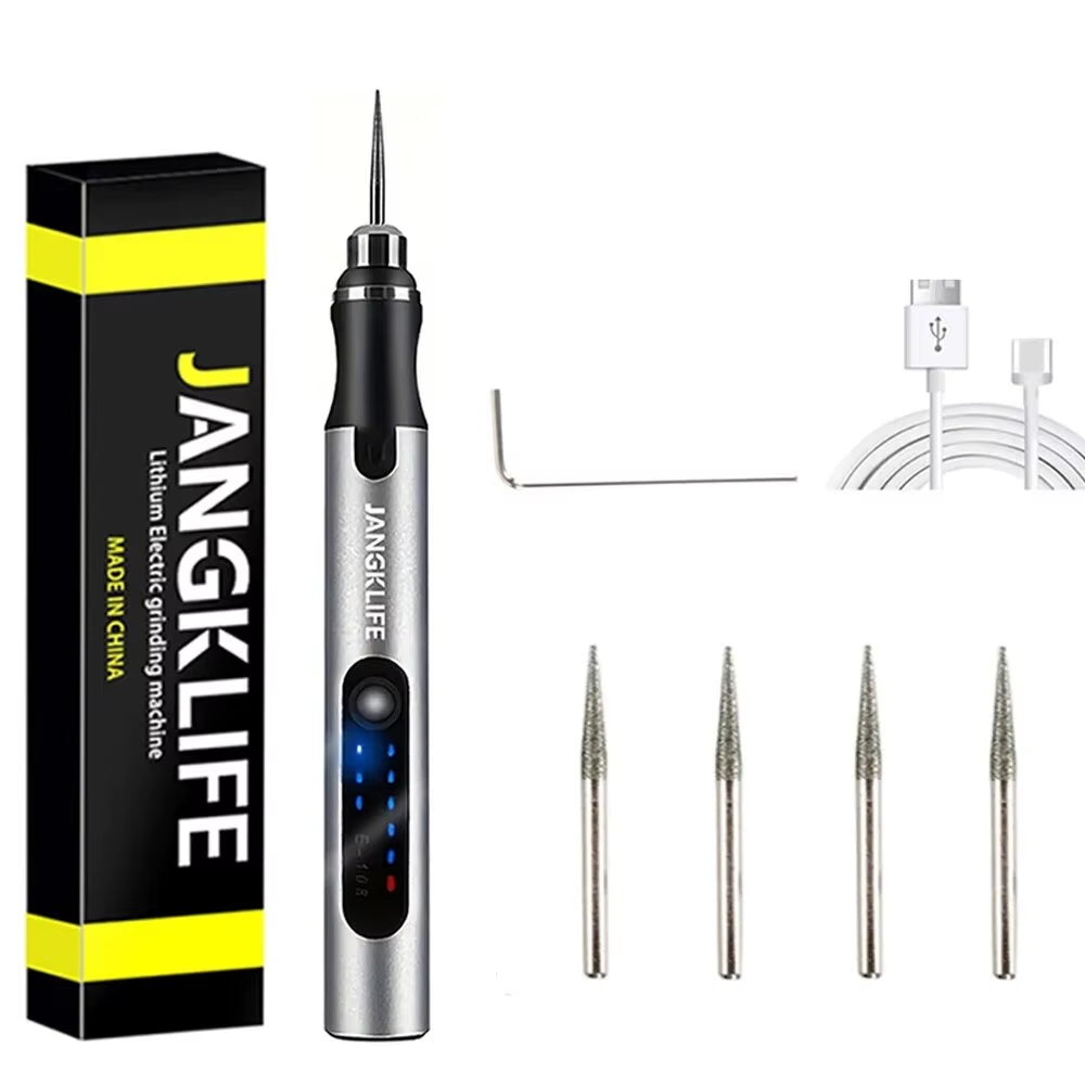 Jangklife  Rotary Tool Kit for Woodworking and Engraving - DIY Projects
