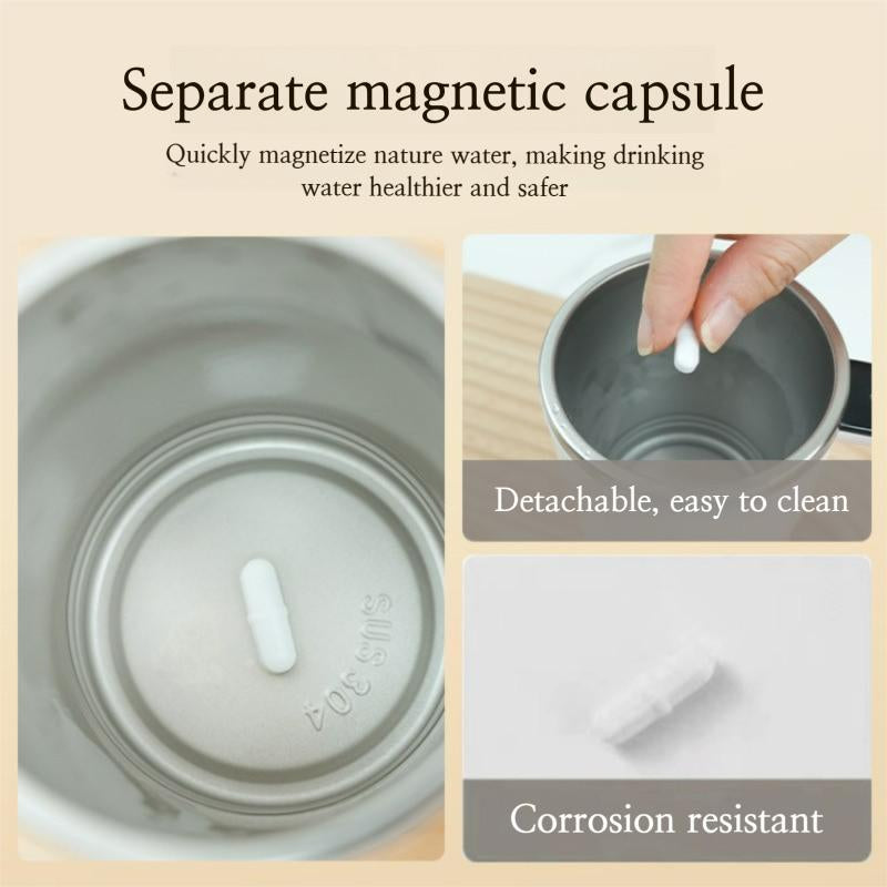 GREEN FOREST Smart Stirring Coffee Mug with Automatic Magnetic Stirring & USB Charging for Home Use 5 Key Features Included Thermostatic Cup