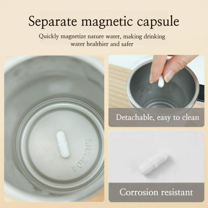 GREEN FOREST Smart Stirring Coffee Mug with Automatic Magnetic Stirring & USB Charging for Home Use 5 Key Features Included Thermostatic Cup