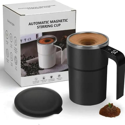 GREEN FOREST Smart Stirring Coffee Mug with Automatic Magnetic Stirring & USB Charging for Home Use 5 Key Features Included Thermostatic Cup