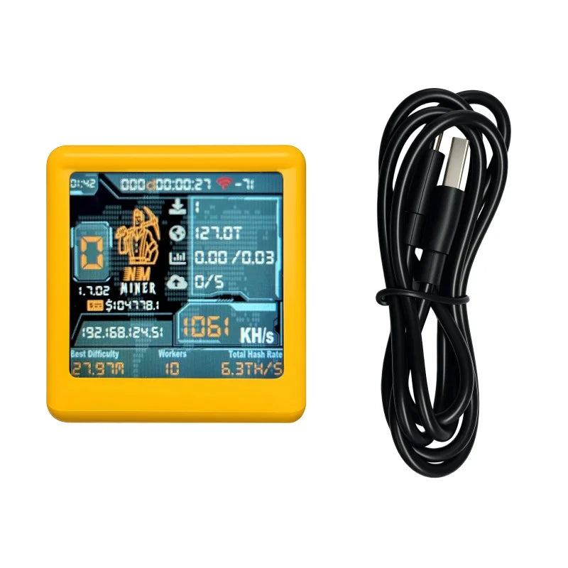 BTC Solo Lottery Miner - 1060Kh/S Hashrate, ESP32 Technology